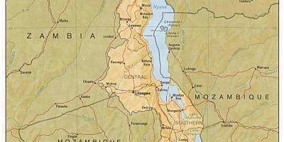 Jazero Malawi na mape