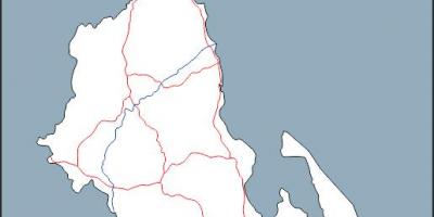 Mapa Malawi mapu osnovy
