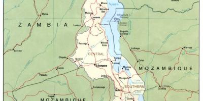Malawijských mapu